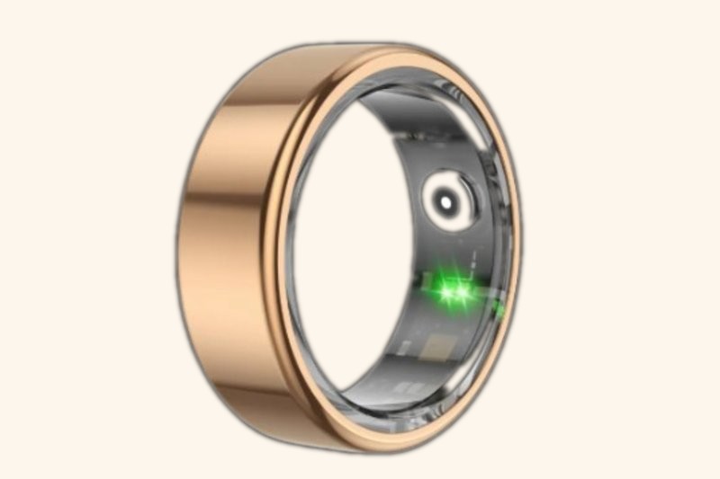 SOVA gold ring angled